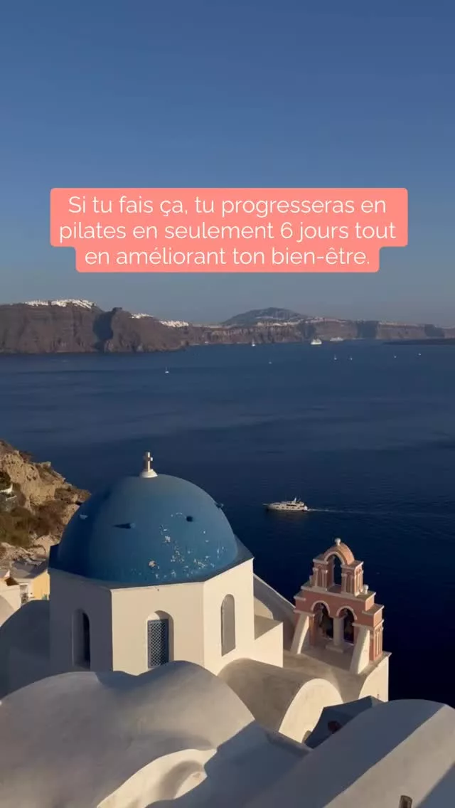 Cette année, je t’offre la possibilité de prendre soin de toi et de progresser en pilates lors de notre séjour pilates à Santorin 🇬🇷. J’ai hâte que tu te joignes à moi pour cette aventure !

🌞 Le séjour aura lieu à Santorin du 11 au 16 mai 2026
🌊 Nous pratiquerons le pilates 2 fois par jour face à la mer; le reste du temps ce sera détente et visites pour ceux qui le souhaitent.
⛵️Une croisière sur le volcan avec dîner est inclue et les rires et la bonne humeur sont garantis
Tu nous rejoins ?

📍 Places limitées – Infos et inscription dans la bio

#retraitepilates #pilates #pilatessantorini #pilatesretreat #wellness